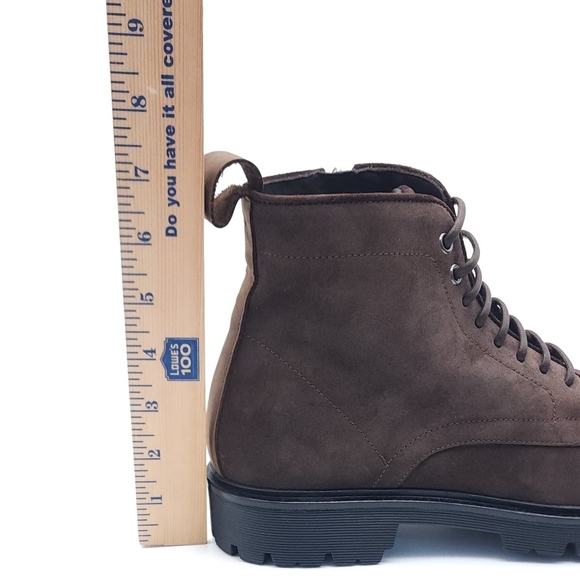 $298 GOOD MAN BRAND Modern City Oiled Suede Boot T MORO Brown Italian Size 9.5 main image 9